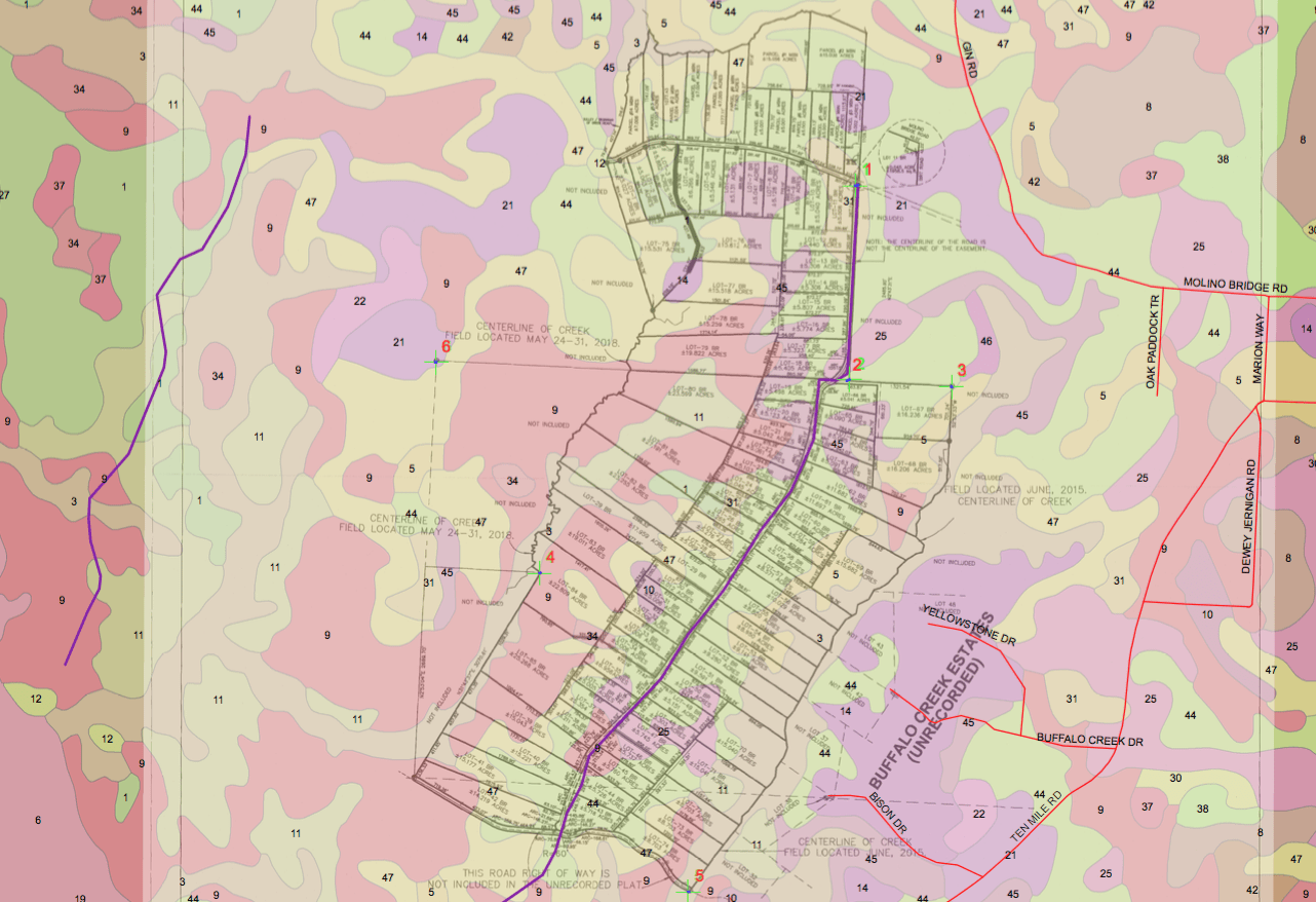 Buffalo Ridge Soils Map