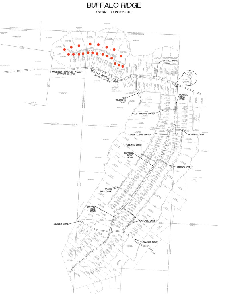 Buffalo Rideg Map. Test