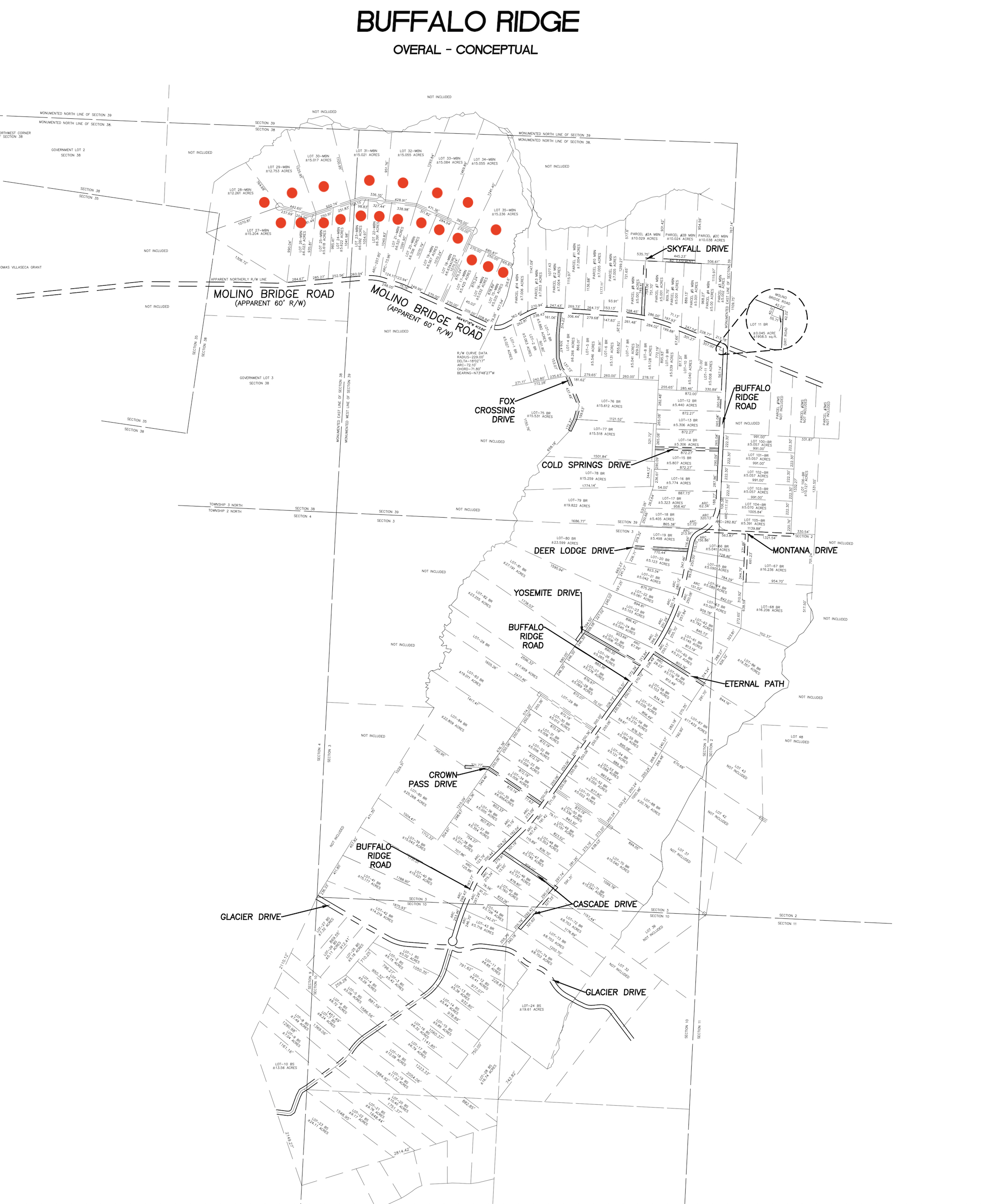 Buffalo Rideg Map. Test