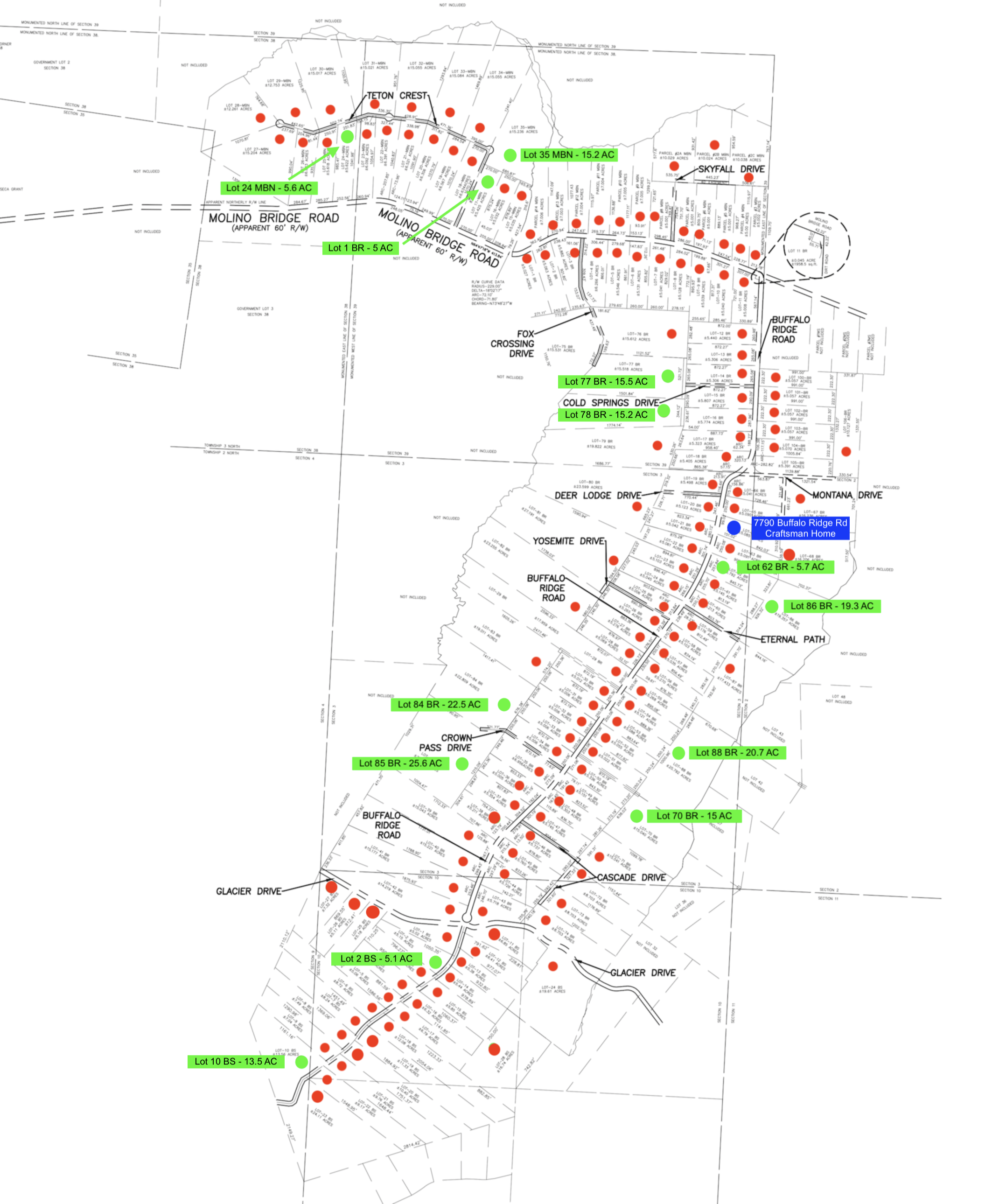Plat Map Buffalo Ridge Pace FL