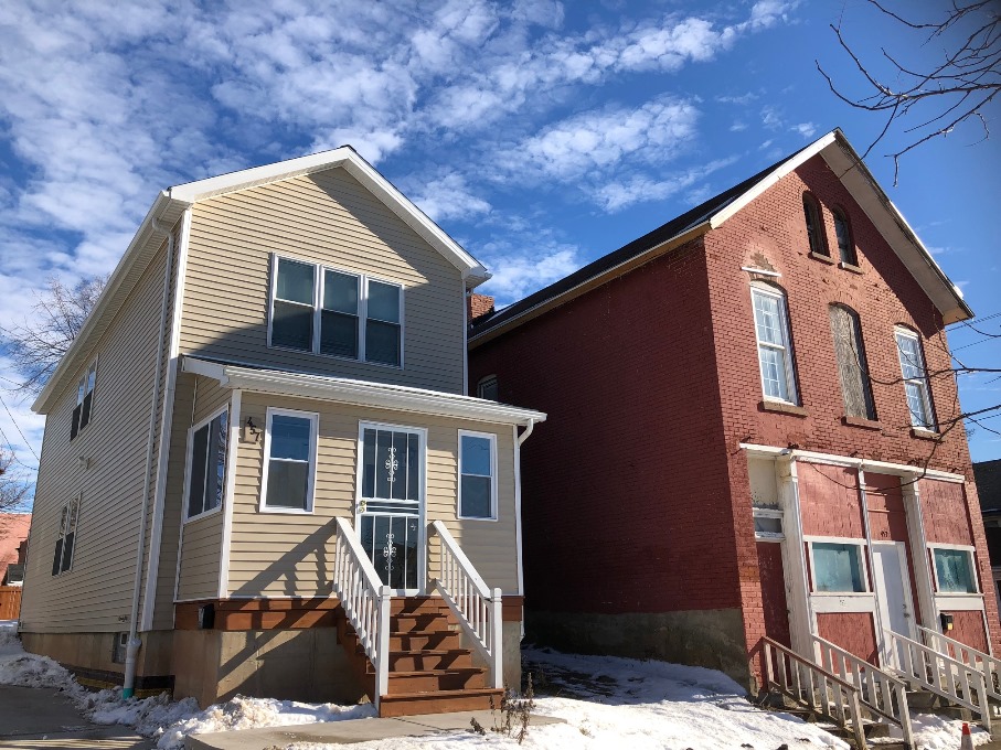 Infilling Habitat Homes on Busti Buffalo Rising