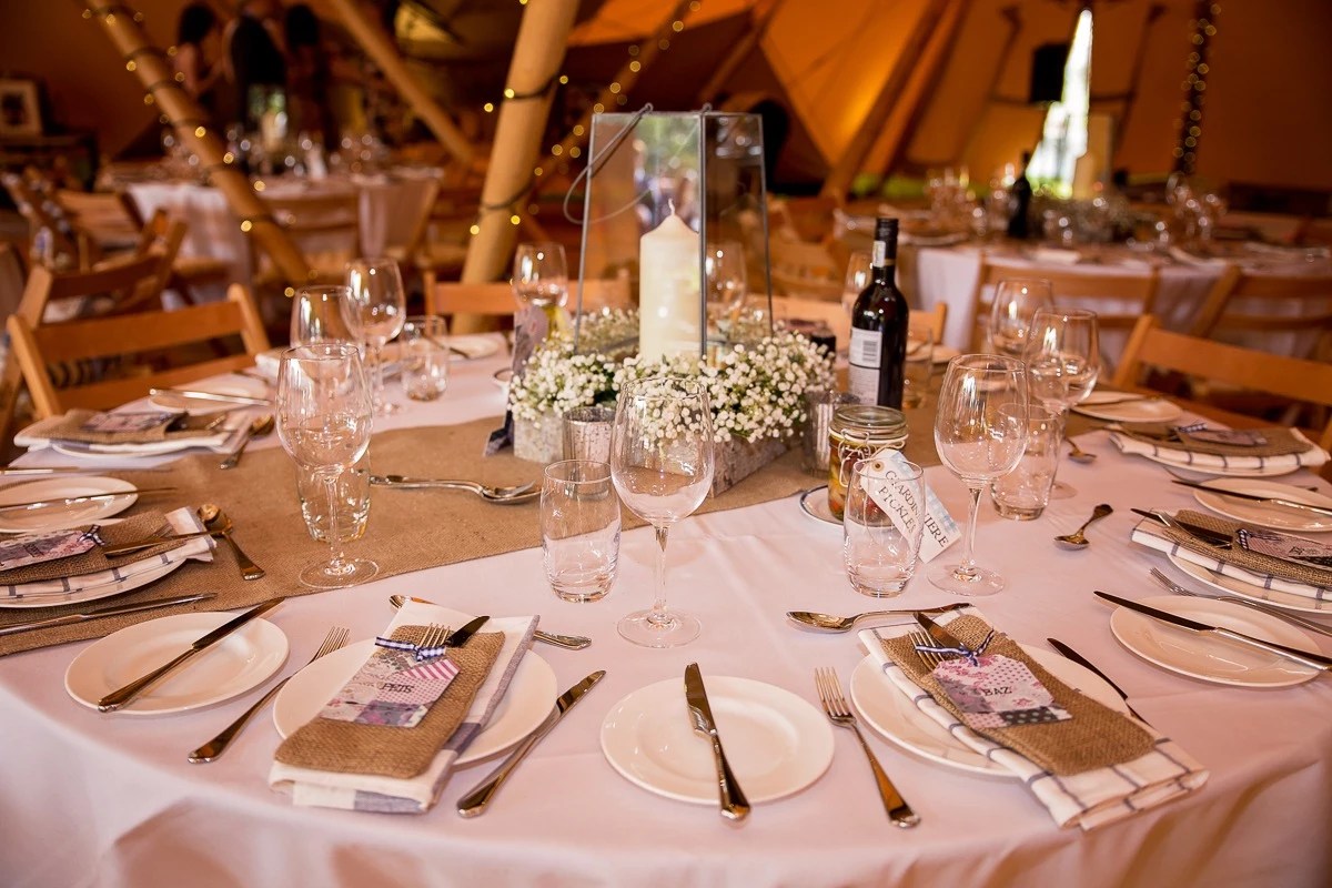 Hire Round Tables for Your Wedding or Event Buffalo Tipi