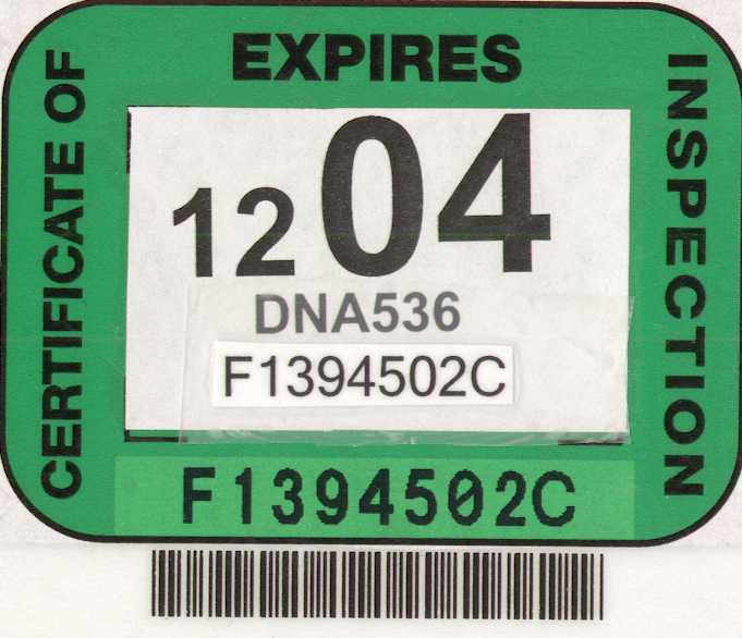 Arkansas/California/Colorado Windshield stickers