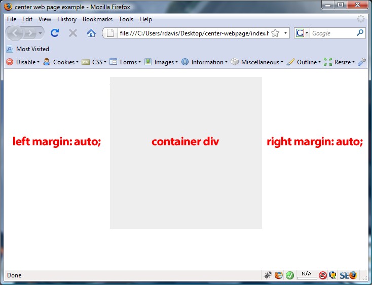 How to Center Content with Picture on Web Page using Css How to Center Content with Picture on Web Page using Css