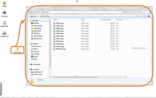 How to extract a zip file without winzip How to extract a zip file without winzip