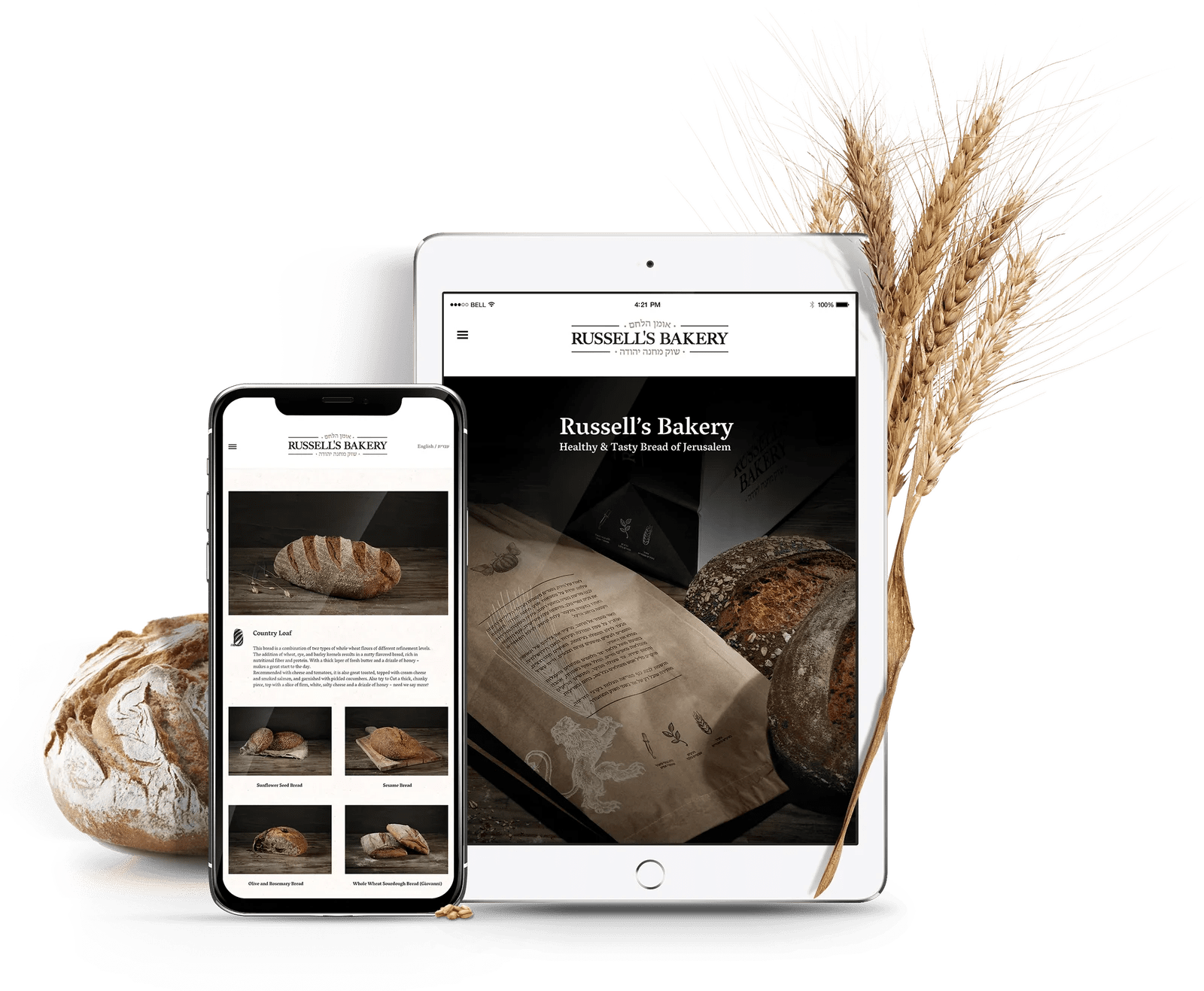 Russell’s Bakery & Coffee Bar — Build Graphic