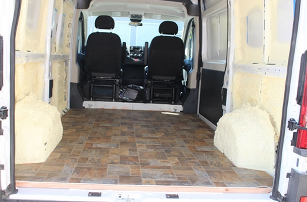Our ProMaster Camper Van Conversion Flooring Build A Green RV