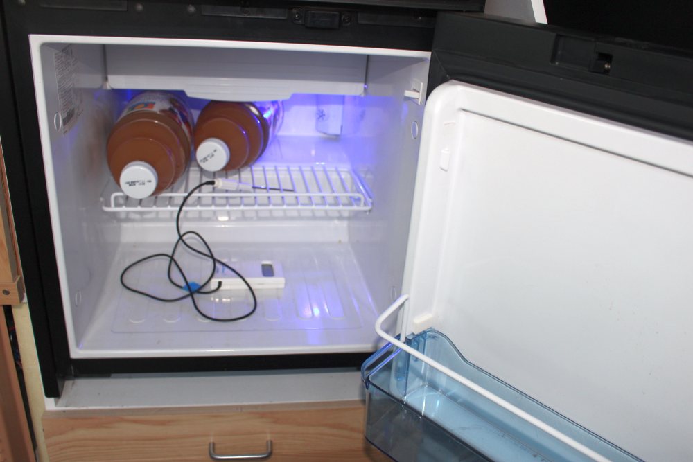FridgeTestFridgeInside Build A Green RV