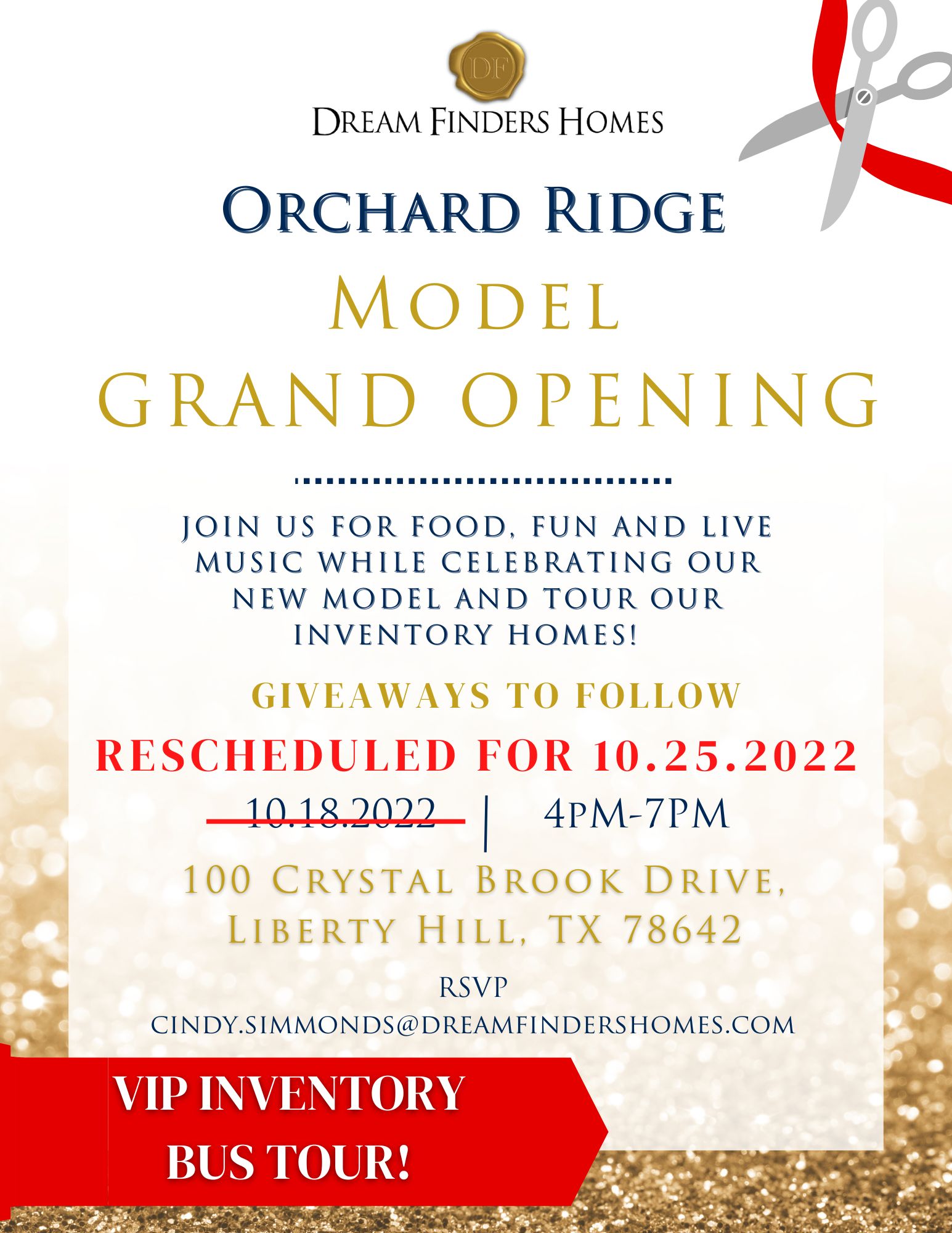 Dream Finders Homes Orchard Ridge Grand Opening Builder Boost Austin