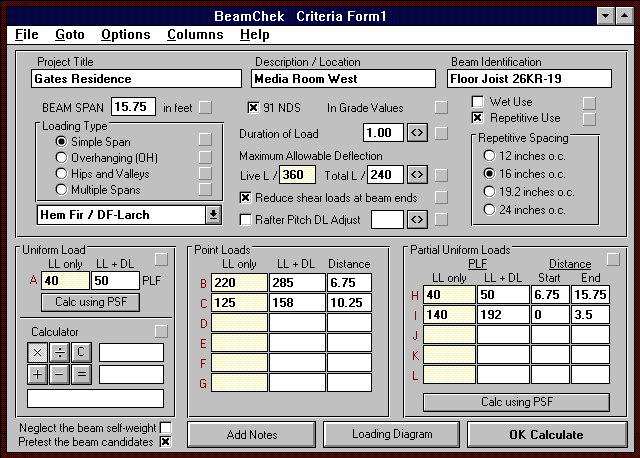 BeamChek 2019 Structural Engineering Software Column & Beam Check
