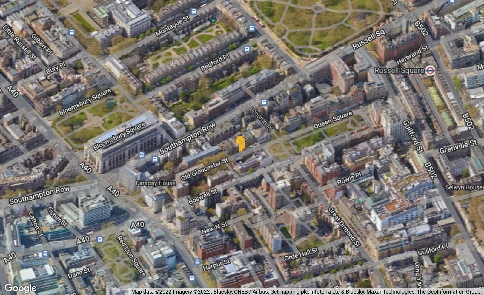 27 Old Gloucester Street Building Bloomsbury, London WC1N