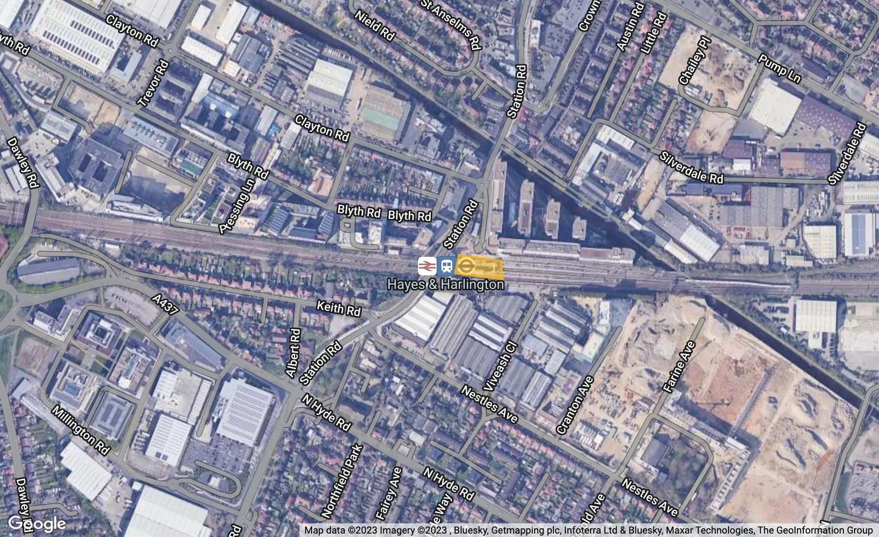 Hayes & Harlington Rail Station Building Hayes, London UB3