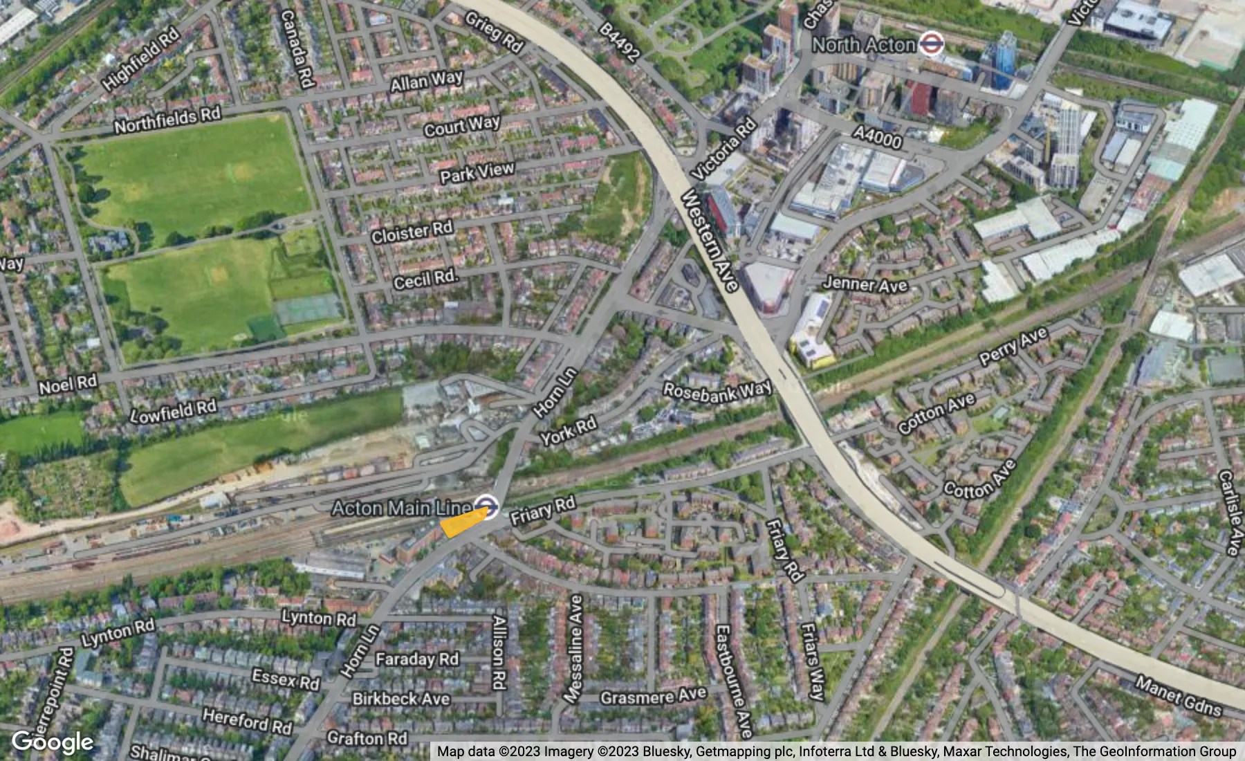 Acton Main Line Rail Station Building Acton, London W3