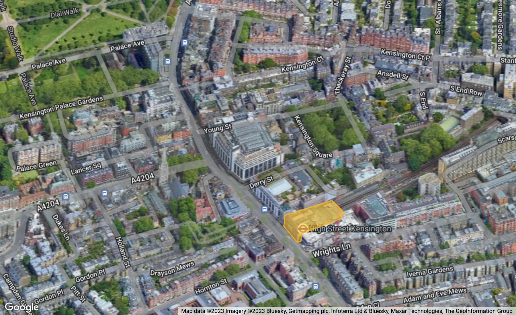 High Street Kensington Station Building Kensington, London W8