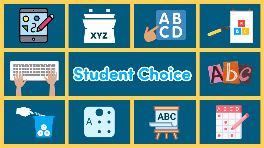 Student Choice Opportunities for StudentLed Learning