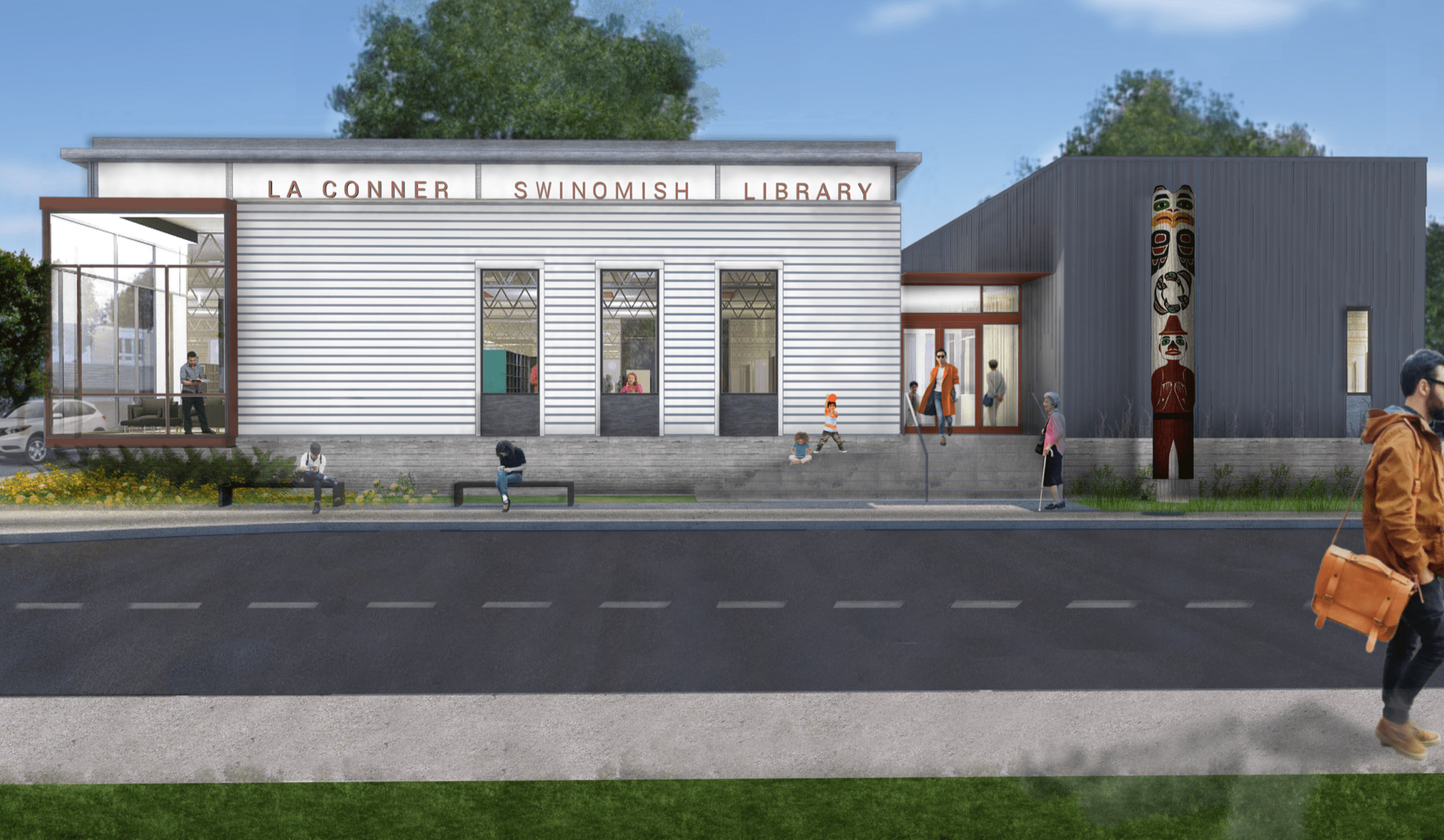 La Conner Swinomish Library BuildingWork