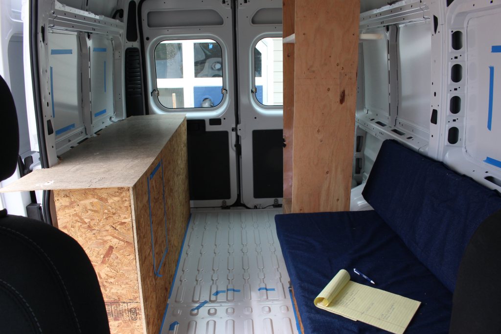 ProMaster DIY Van Conversion Layout