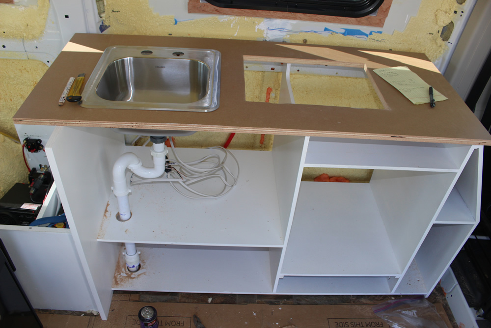 ProMaster Camper Van Conversion Plumbing
