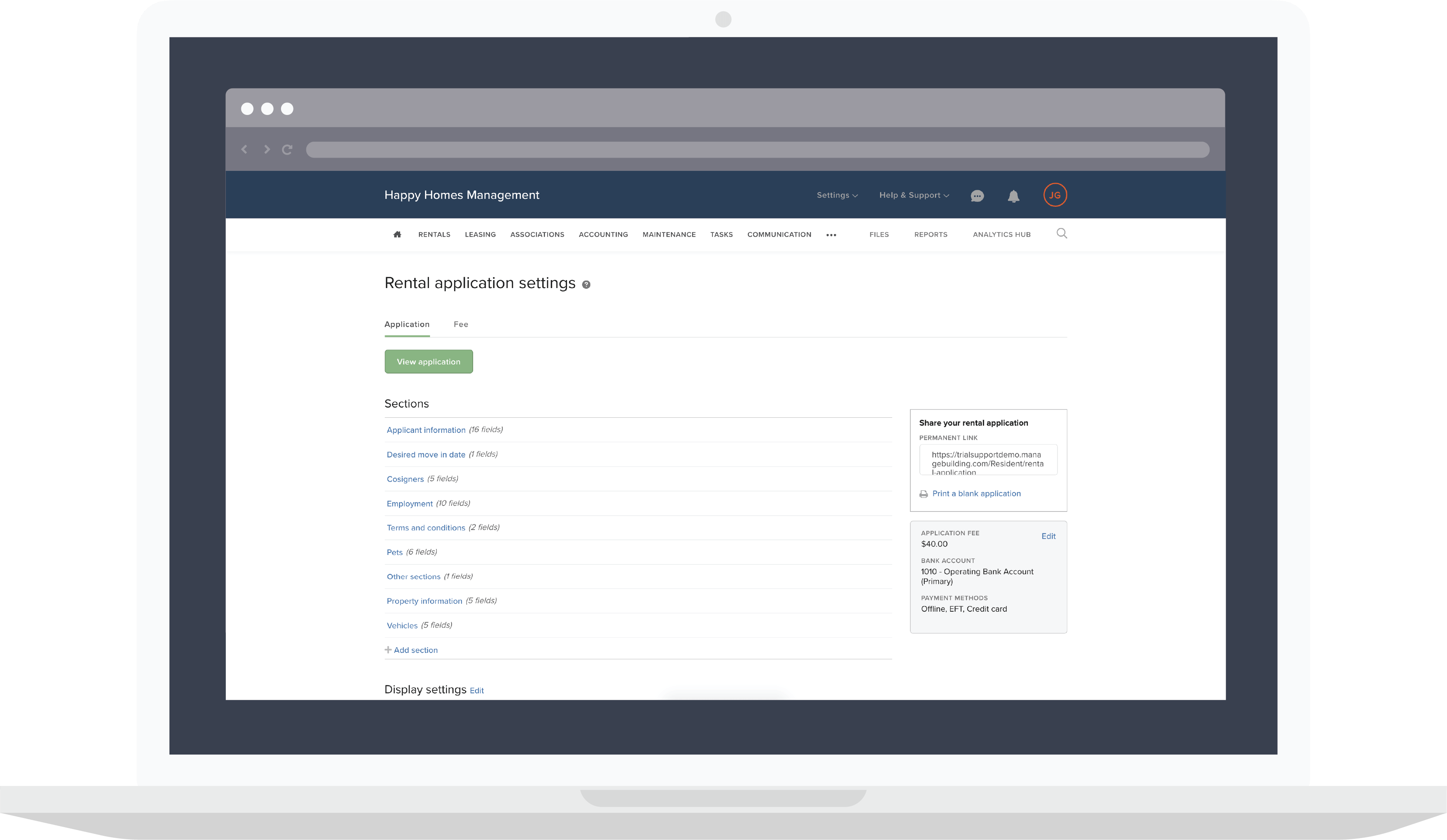 Create and Manage Online Rental Applications Buildium