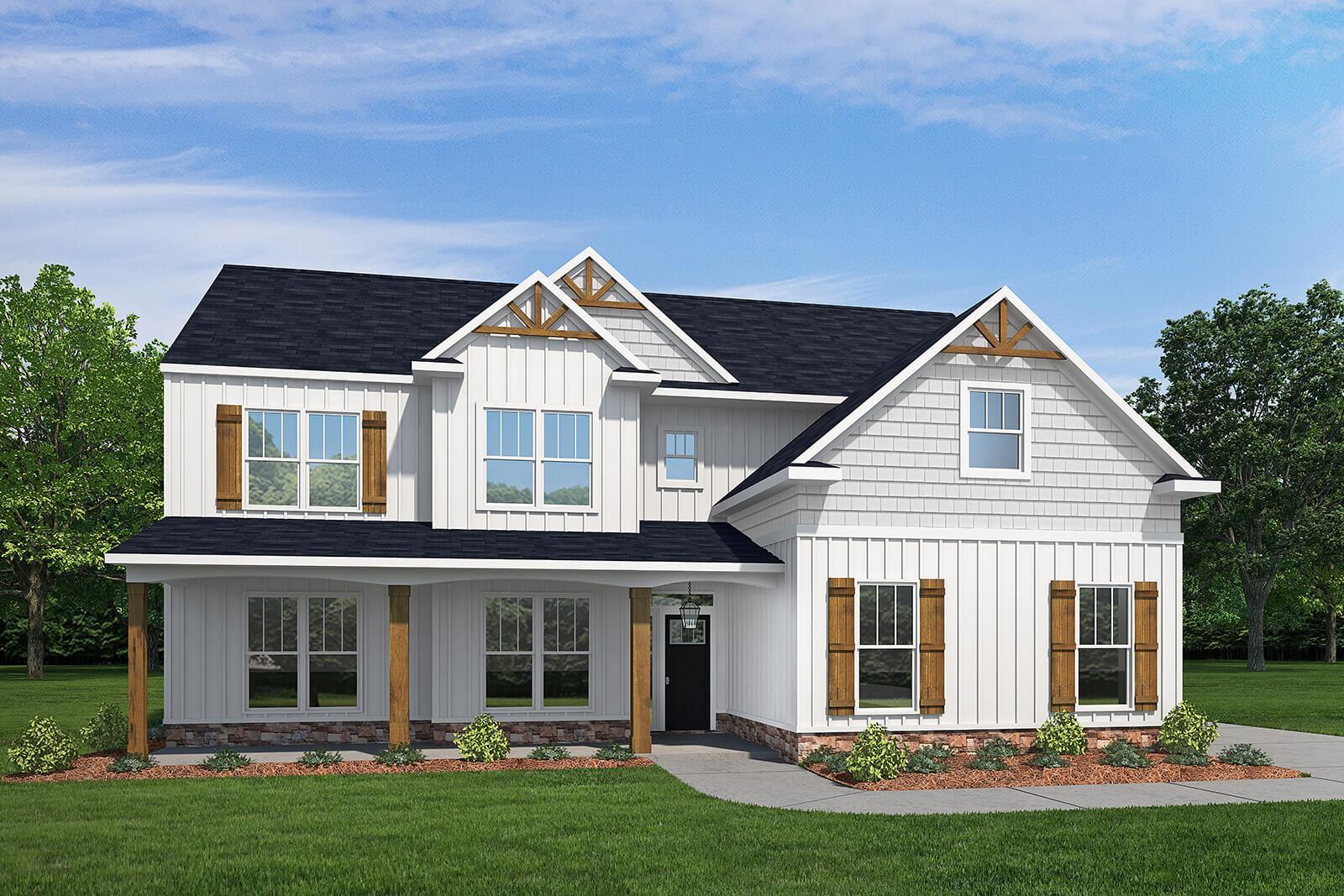 Modern Farmhouse Keystone Homes