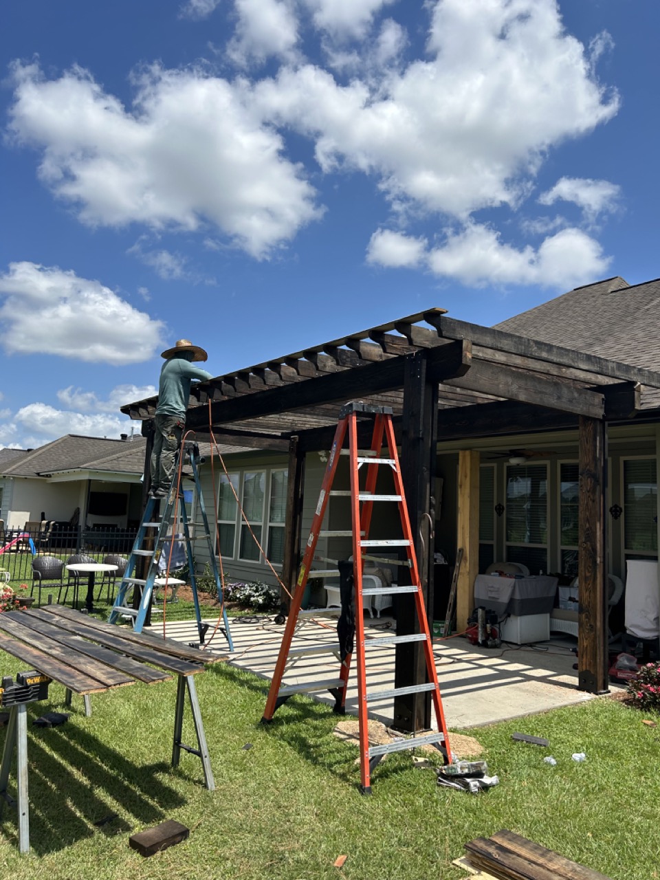 Big Timber Pergola Baton Rouge, LA Dell Outdoor Construction