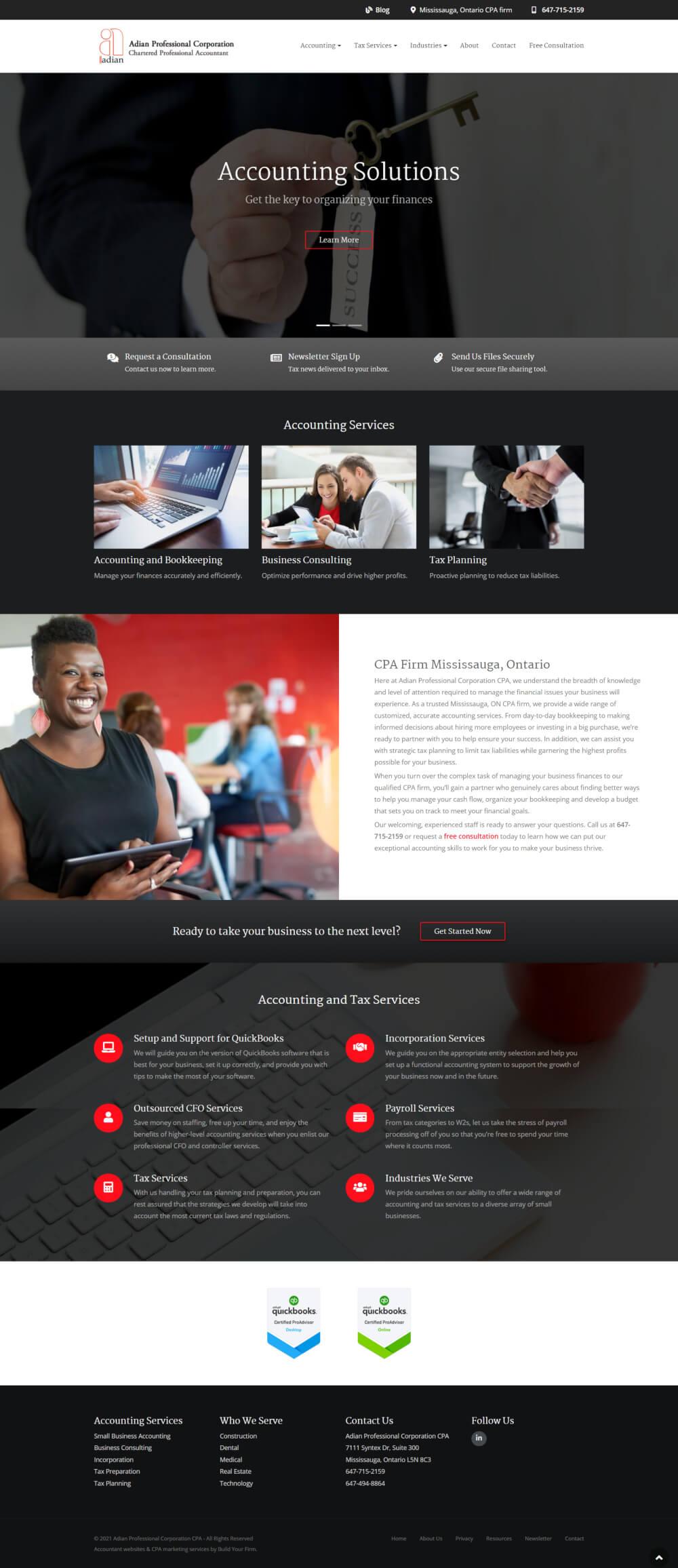 Canadian Accounting  Development CPA Chartered Accountants