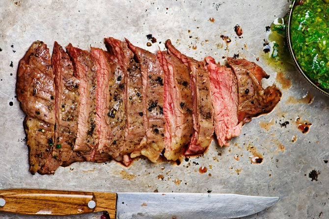 Healthy Flank Steak Recipe With Garlic & Coconut Oil