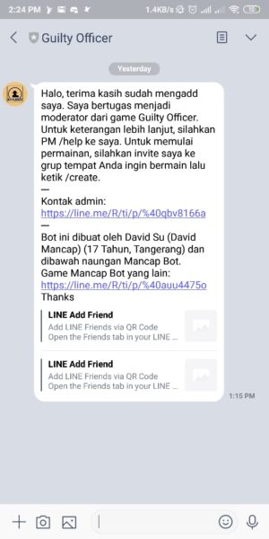 7 Bot Keren Line Yang Masih Aktif Dan Populer Di Line (update 2019)