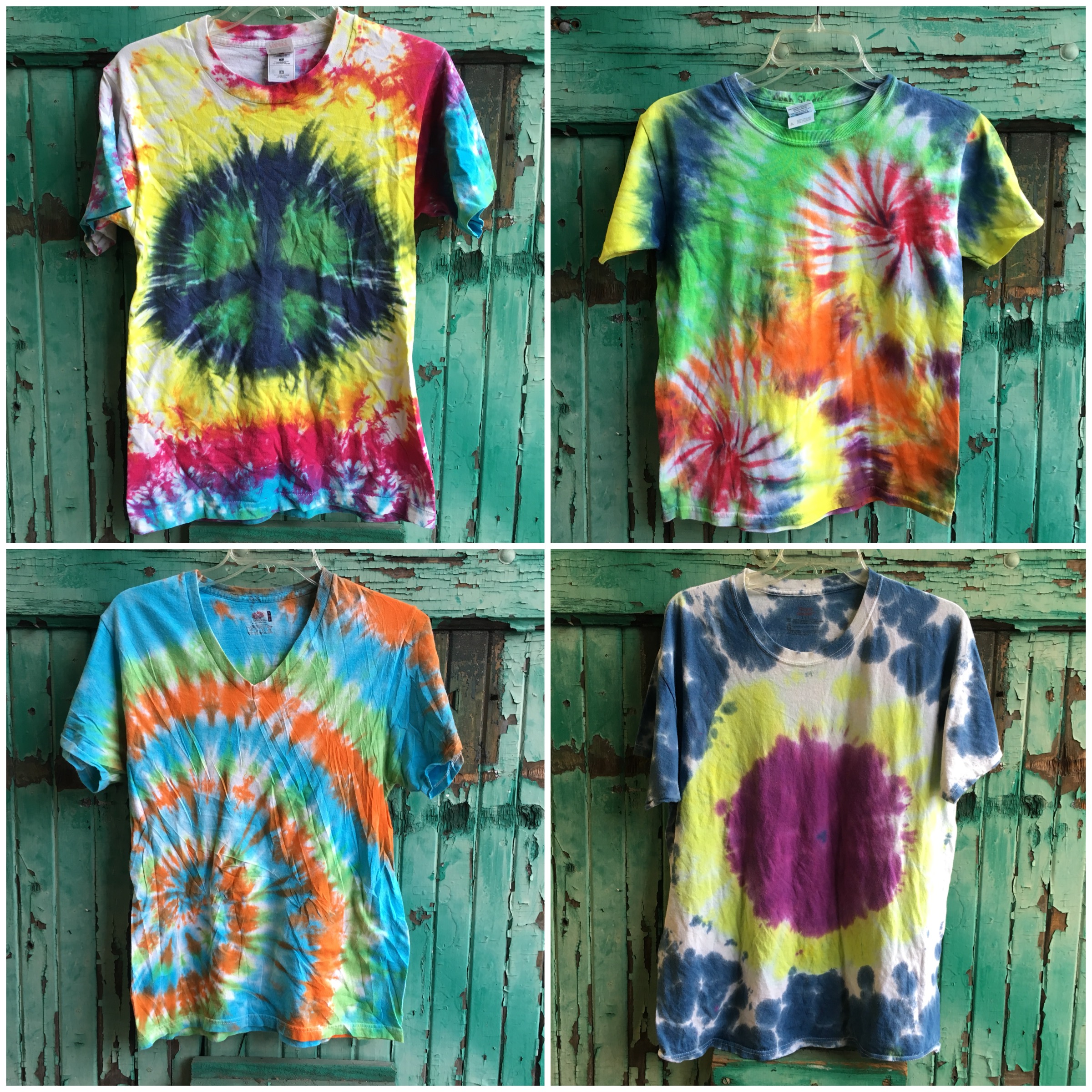 Tie Dye tshirts by the Bundle Bulk Vintage Clothing