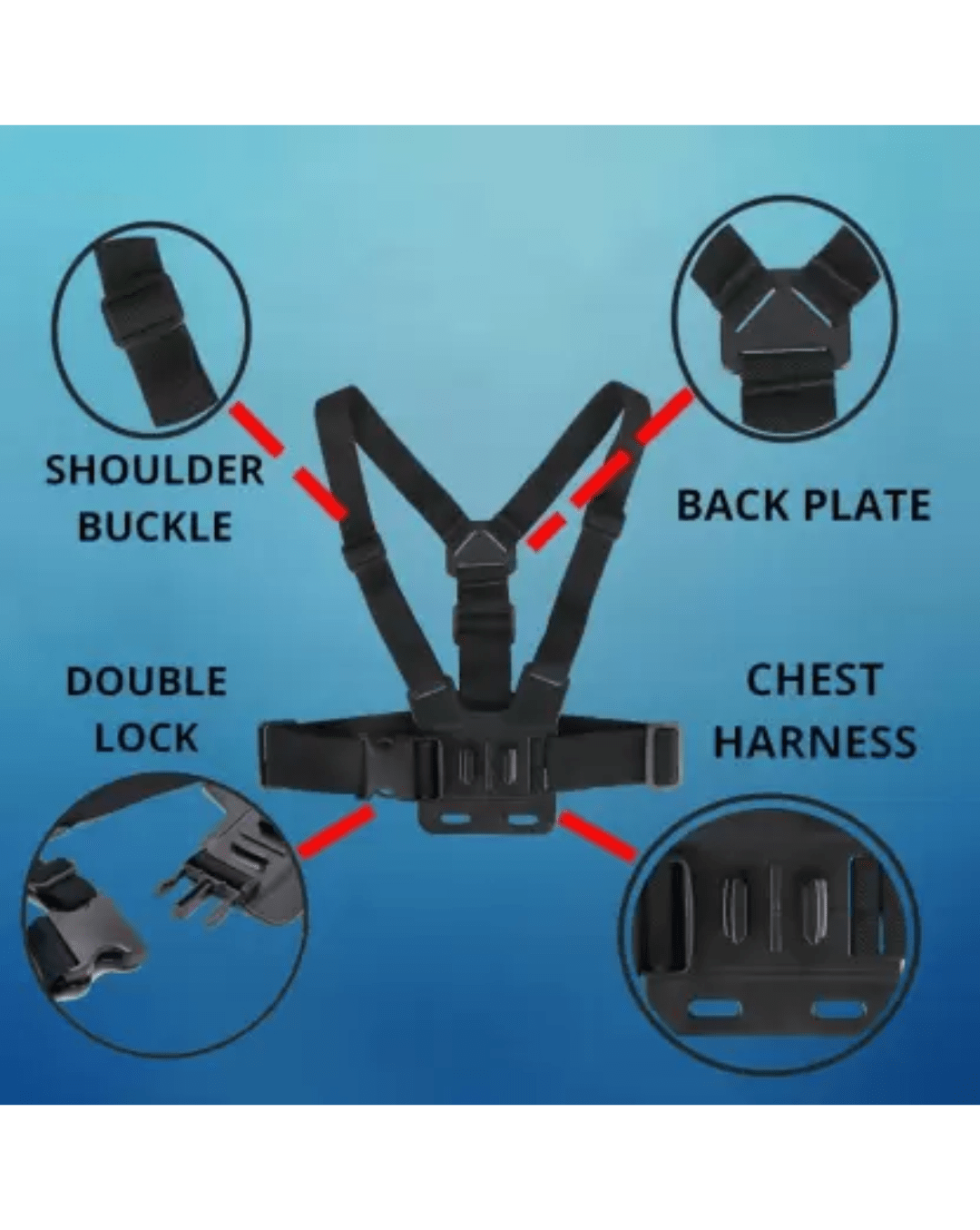 Chest Mount Camera Mount Bullet Studio