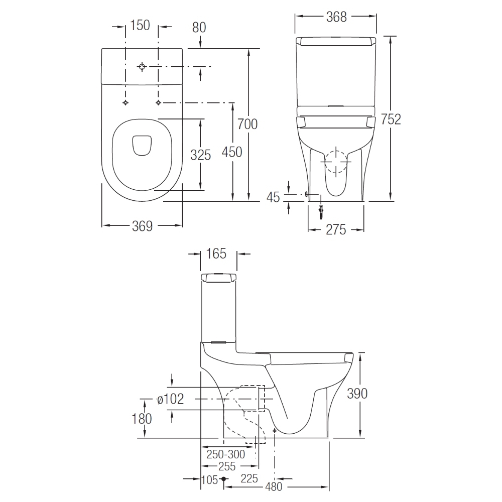 Johnson Suisse Pisa One Piece Toilet Bathroom Solutions Malaysia