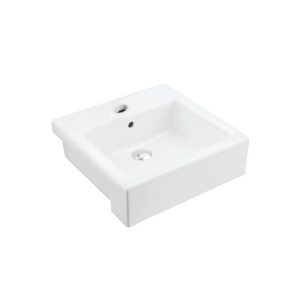 Johnson Suisse Trezzo 480 Semirecessed Basin Bathroom Solutions