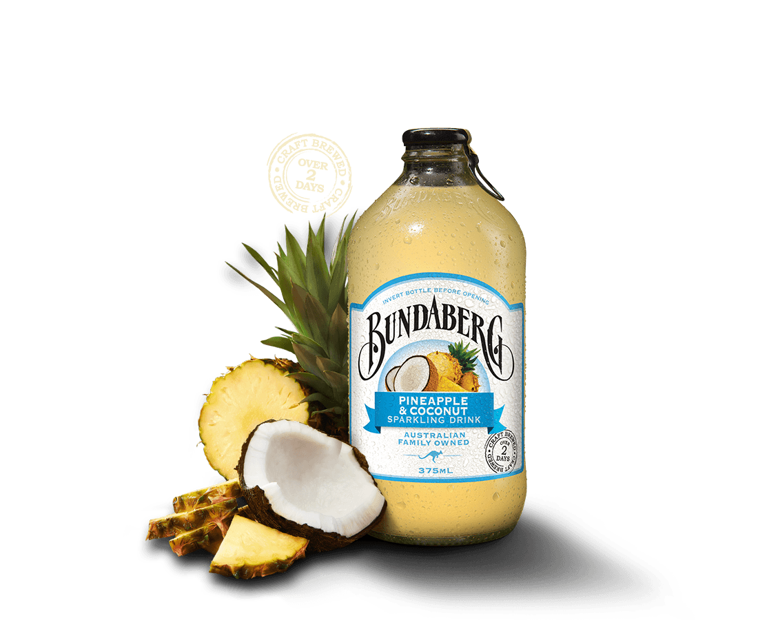 Pineapple & Coconut Soft Drink Bundaberg Brewed Drinks