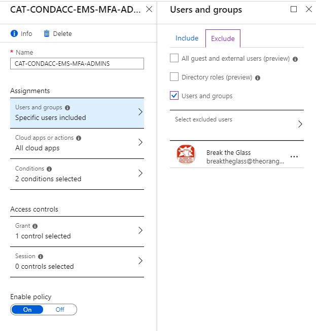 Setup a Break the Glass account and get alerts (Part 1/2)