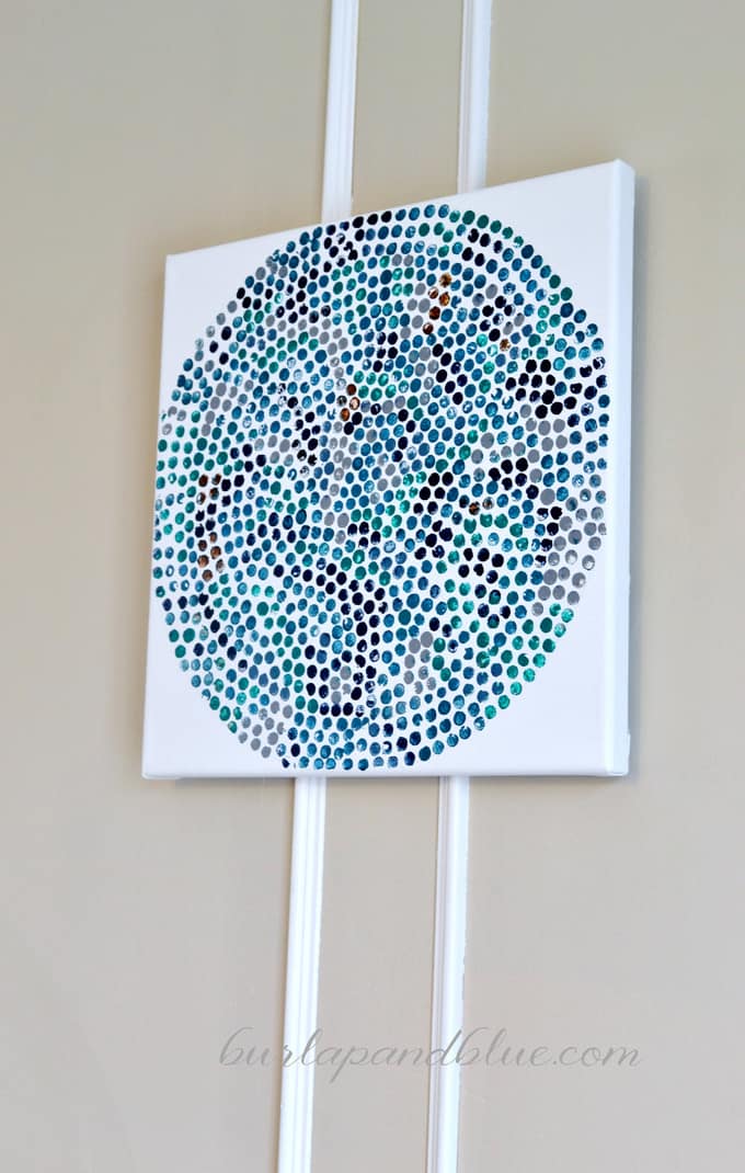 Make Polka Dot Canvases