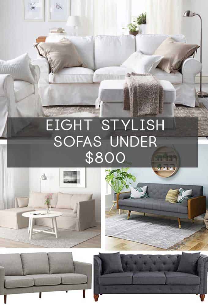 Eight Stylish Sofas for Under 800