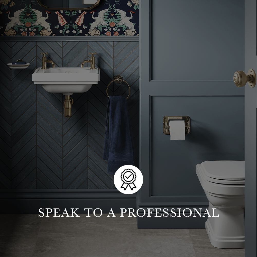 The Riviera Collection Create a modern traditional bathroom with