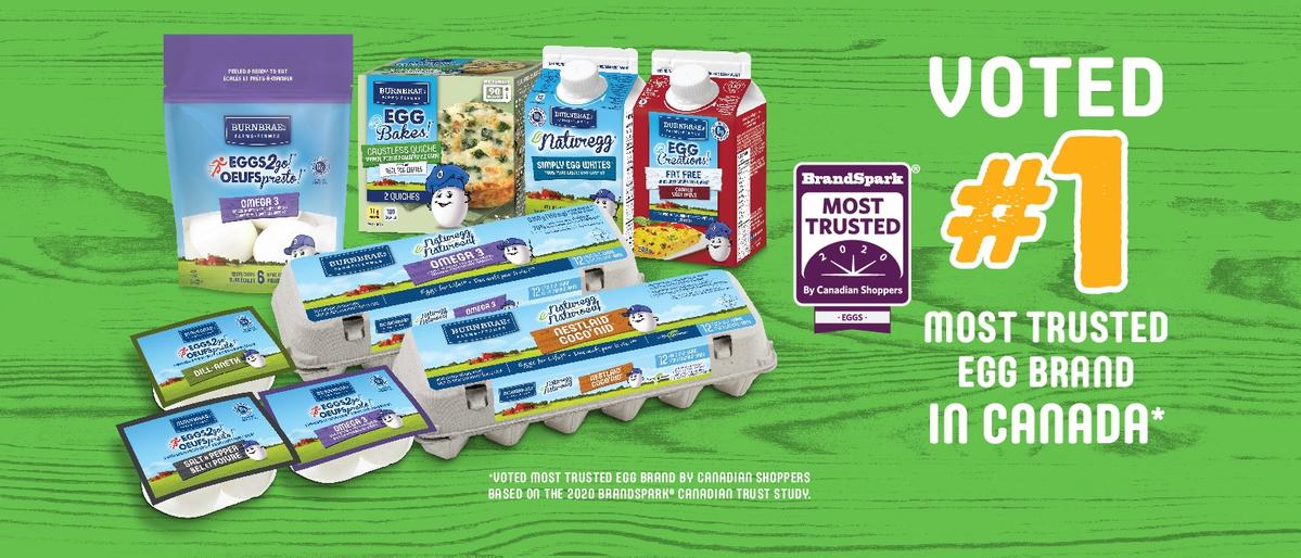 1 Most Trusted Egg Brand in Canada