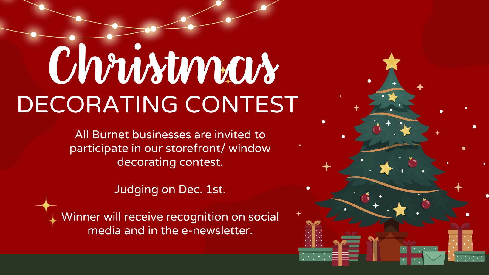 Christmas Decorating Contest for Businesses Chamber of