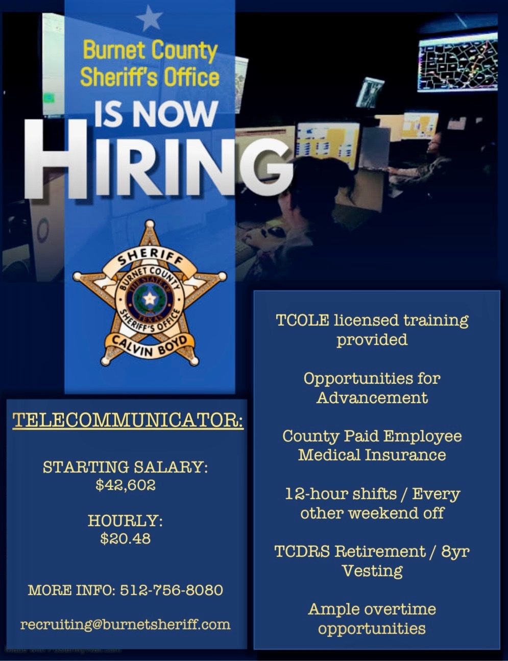 County Sheriff’s Office is Hiring