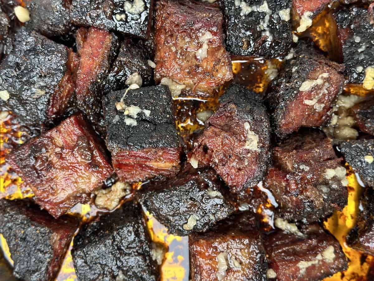 Bone Marrow Brisket Burnt Ends Burnt Pellet BBQ