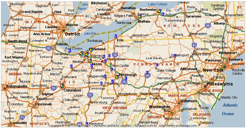 Route 80 Pa Map Untitled Document