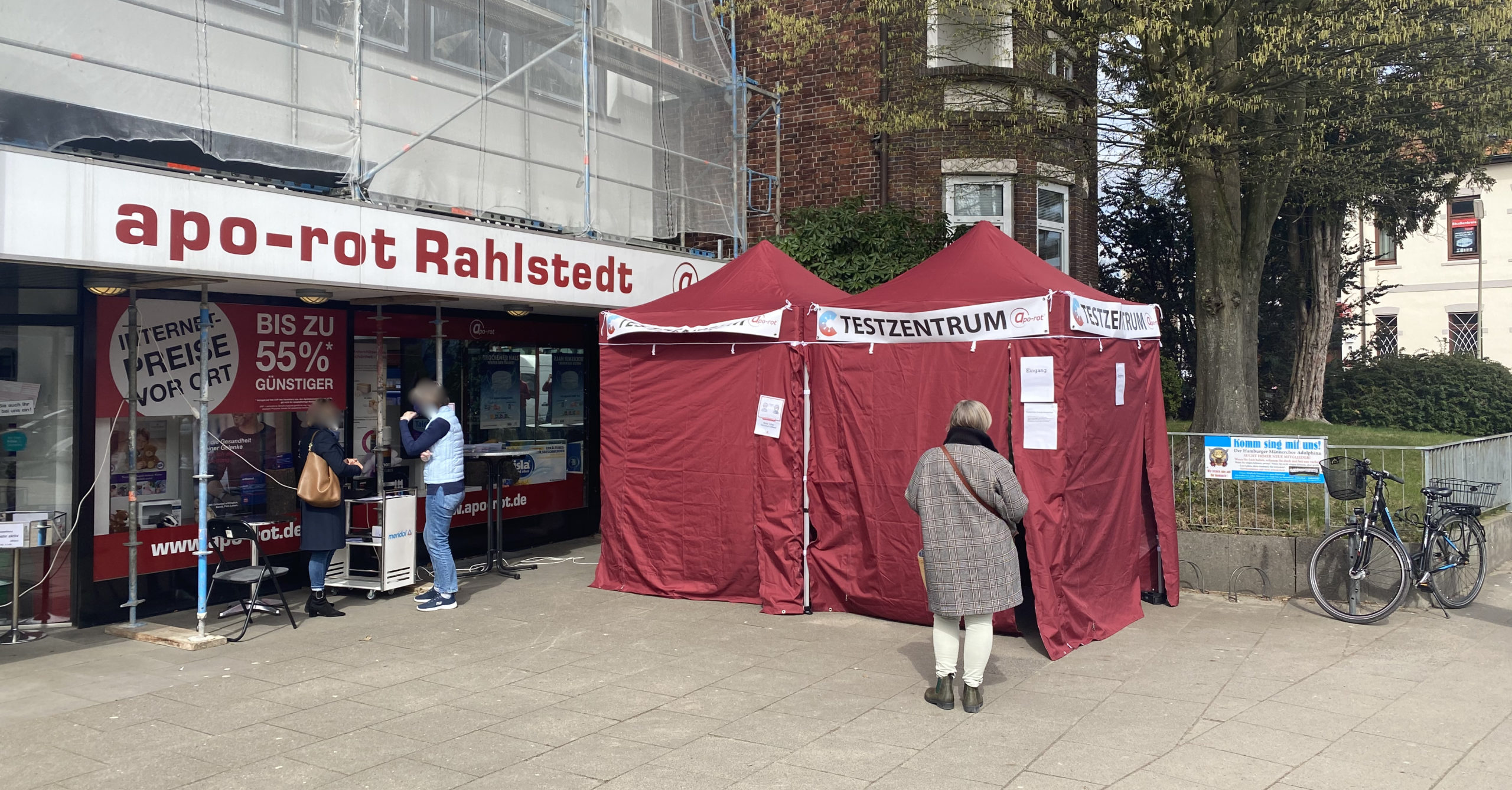 Ab sofort Noch ein CoronaTestzentrum in Rahlstedt