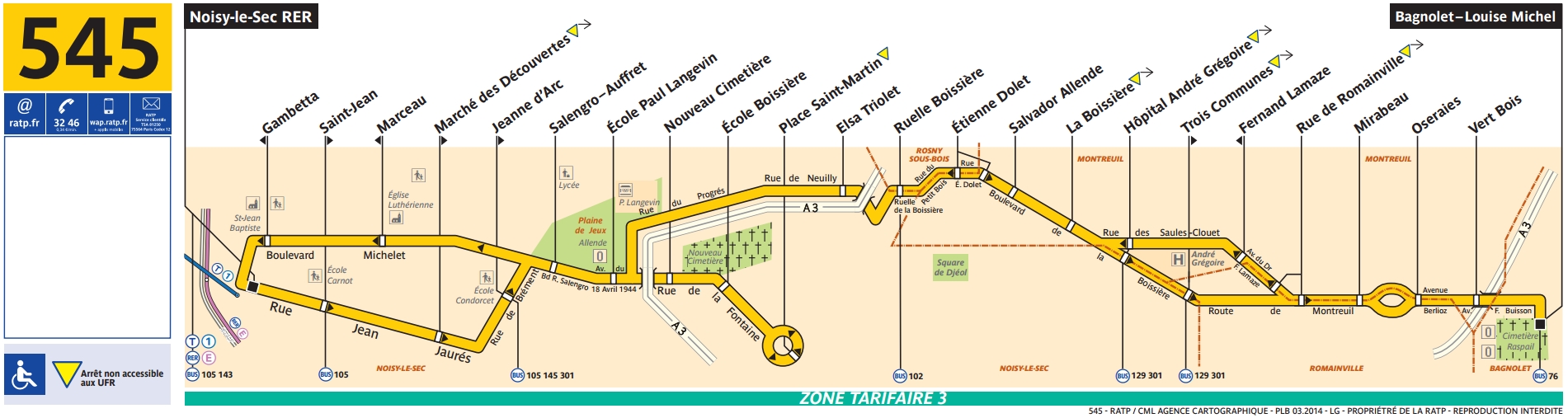 Bus 151 Horaires Ratp BUS 545 horaires et plan Ligne 545 Paris