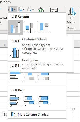 How to Make a Clustered Column Chart in Excel - Business Computer Skills