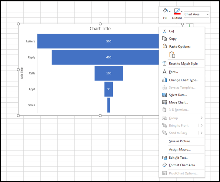 How to Make a Funnel Chart in Excel - Business Computer Skills