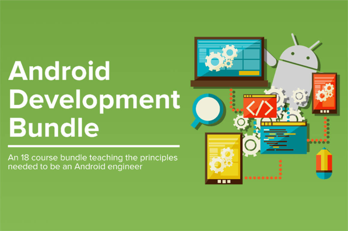 Android Development Bundle, Over 125 Hours of Online Courses only 19