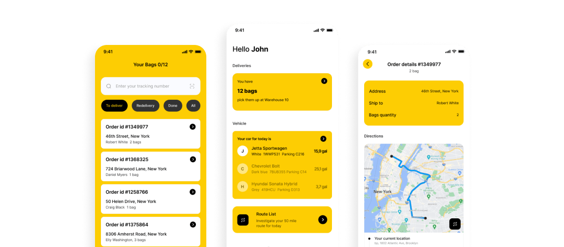 Mobile Luggage Delivery App Businessware Technologies