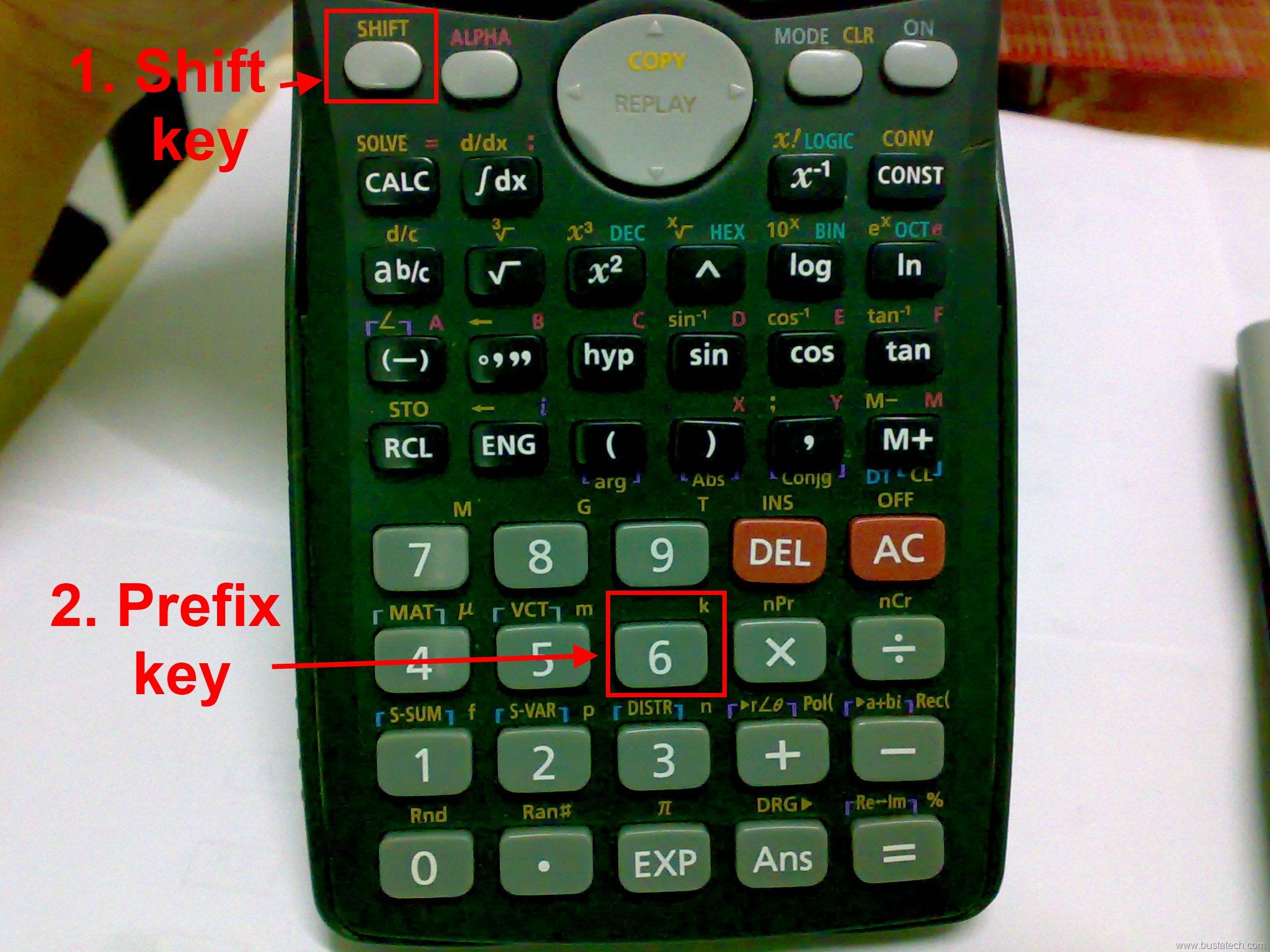 Casio fx570ES Scientific Calculator Tweak Bust A TECH