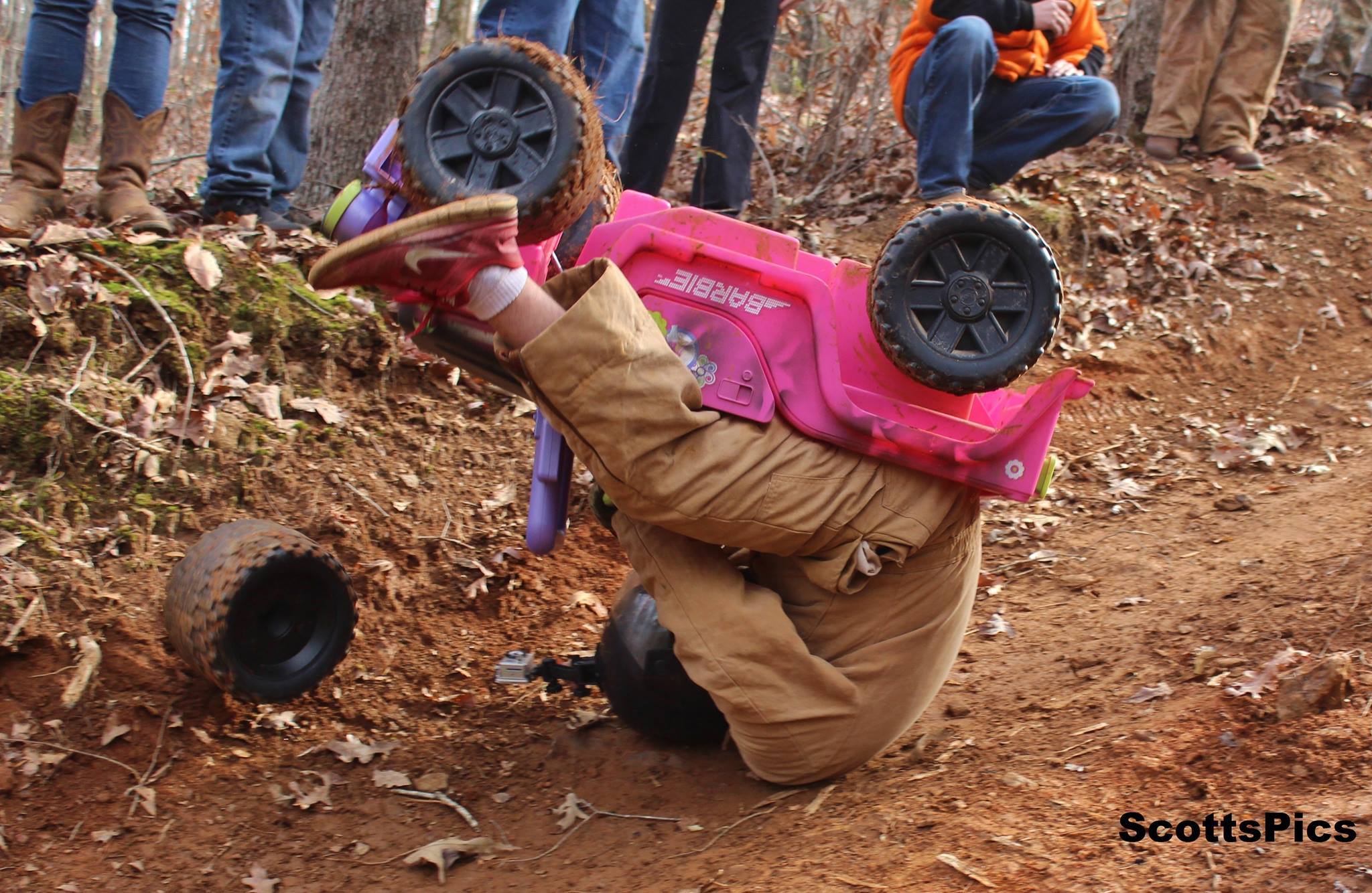 Extreme Barbie Jeep Racing 2014 Morris Mountain Busted